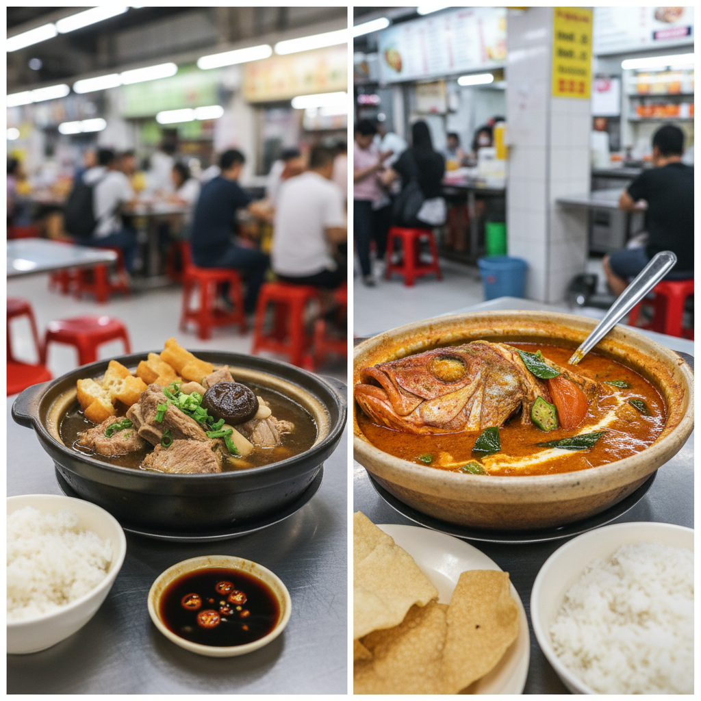 🍲 Bak Kut Teh vs 🐟 Fish Head Curry: Singapore's Ultimate Food Showdown!