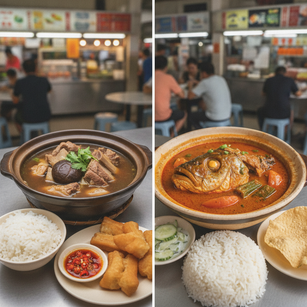 🍲 Bak Kut Teh vs 🐟 Fish Head Curry: Singapore's Ultimate Food Showdown