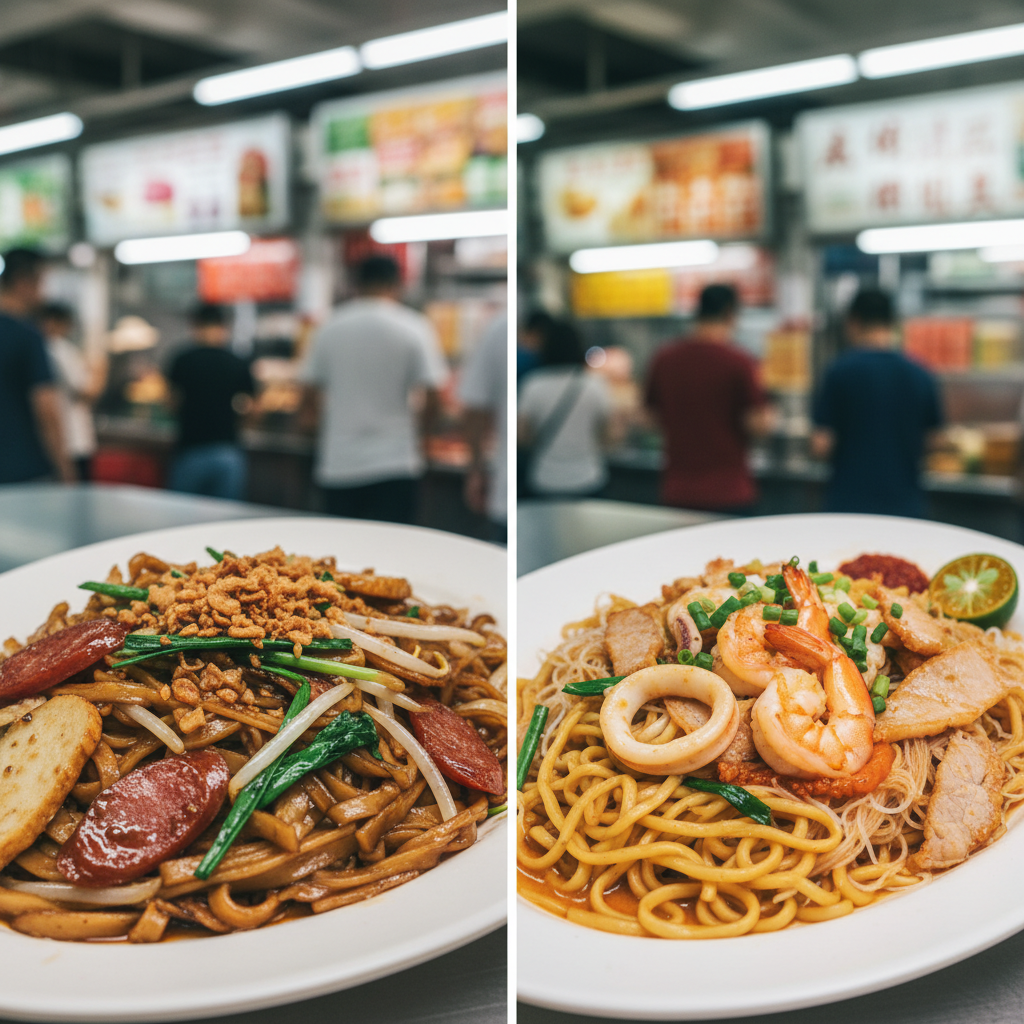 🍝 Char Kway Teow vs 🍜 Hokkien Mee: Singapore's Ultimate Food Showdown