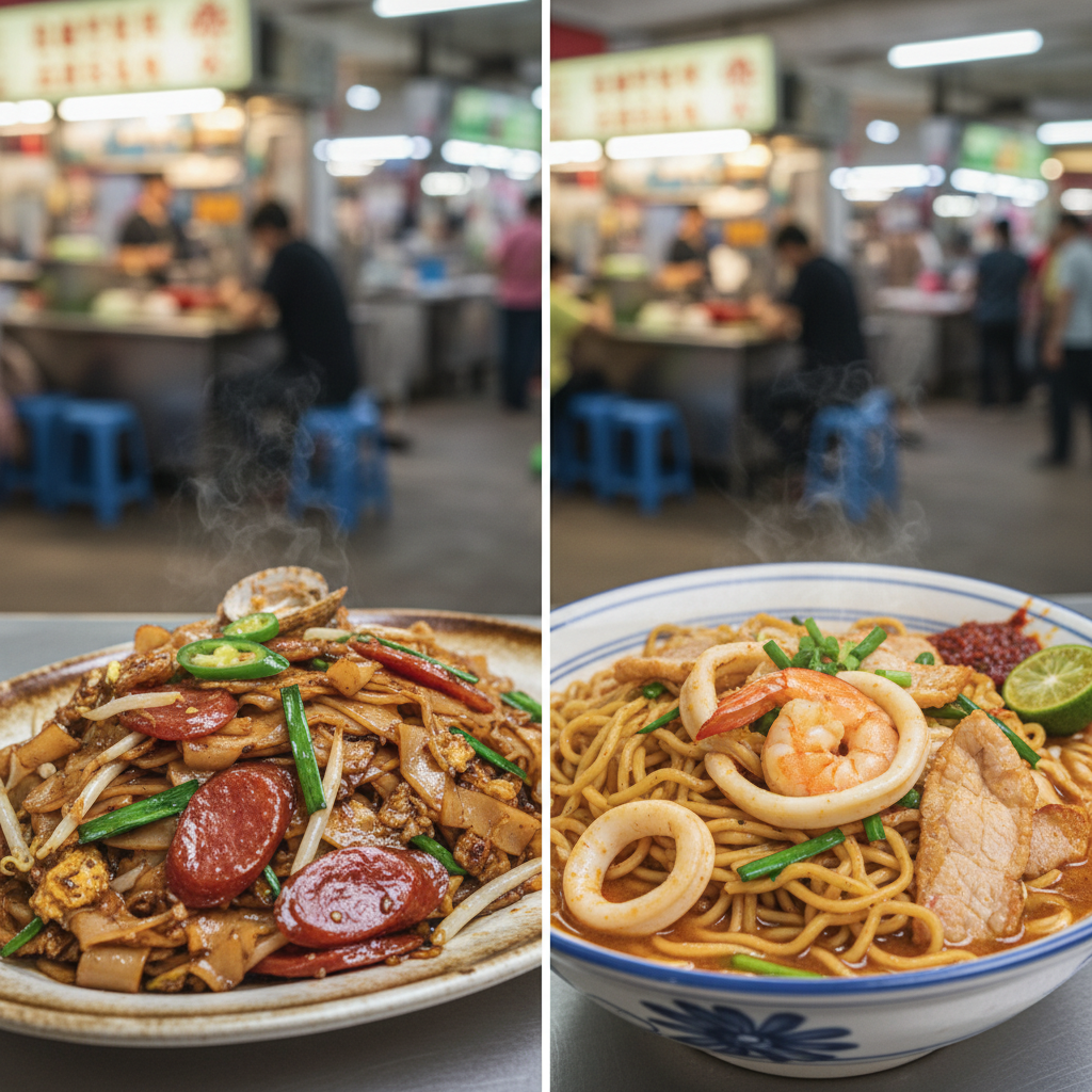 🍝 Char Kway Teow vs 🍜 Hokkien Mee: Singapore's Ultimate Food Showdown