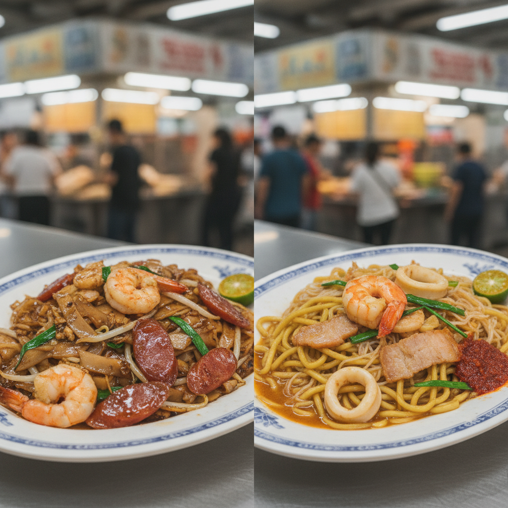 🍝 Char Kway Teow vs 🍜 Hokkien Mee: Singapore's Ultimate Food Showdown!