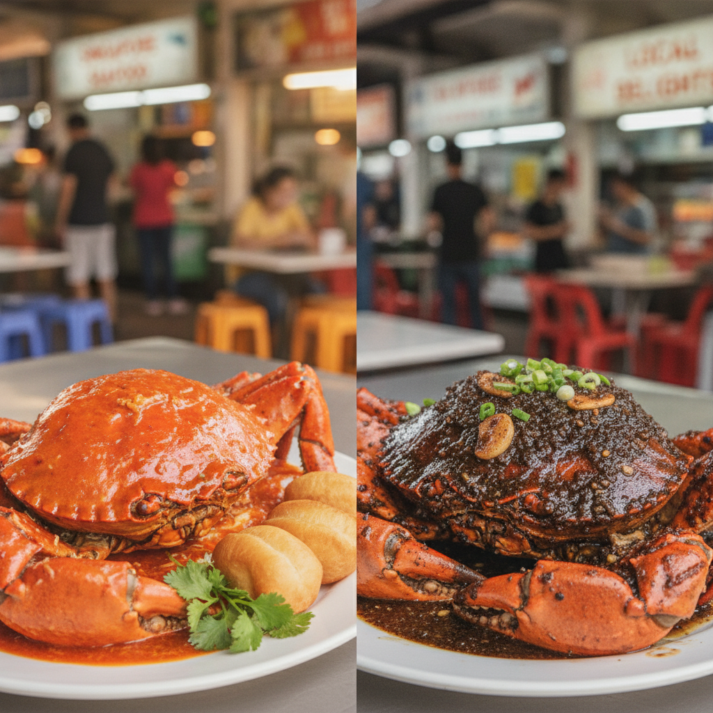 🦀 Chilli Crab vs 🍴 Black Pepper Crab: Singapore's Ultimate Food Showdown