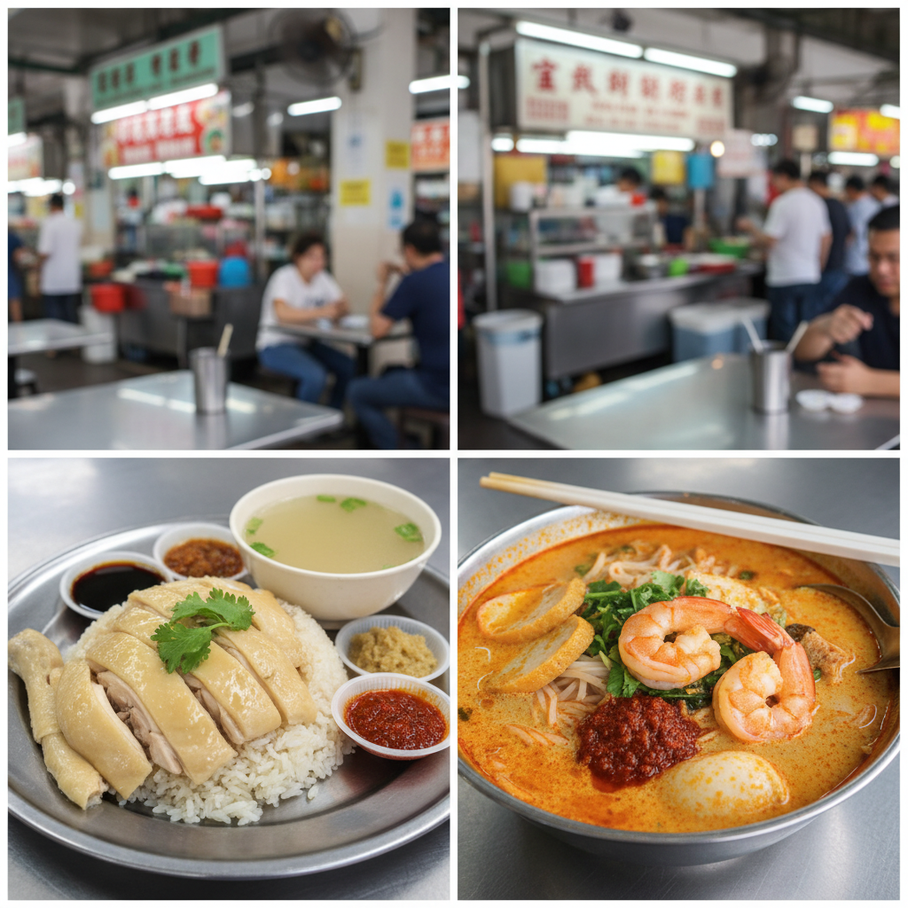 🍗 Hainanese Chicken Rice vs 🍜 Laksa: Singapore's Ultimate Food Showdown!