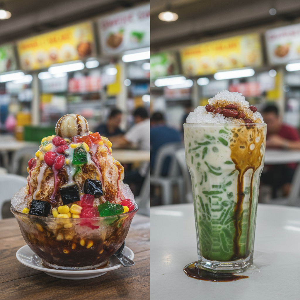 🍧 Ice Kacang vs 🍨 Chendol: Singapore's Ultimate Food Showdown