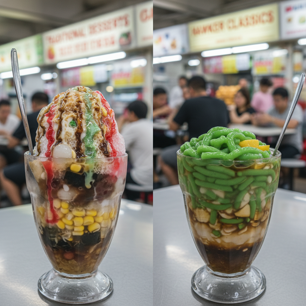🍧 Ice Kacang vs 🍨 Chendol: Singapore's Ultimate Food Showdown