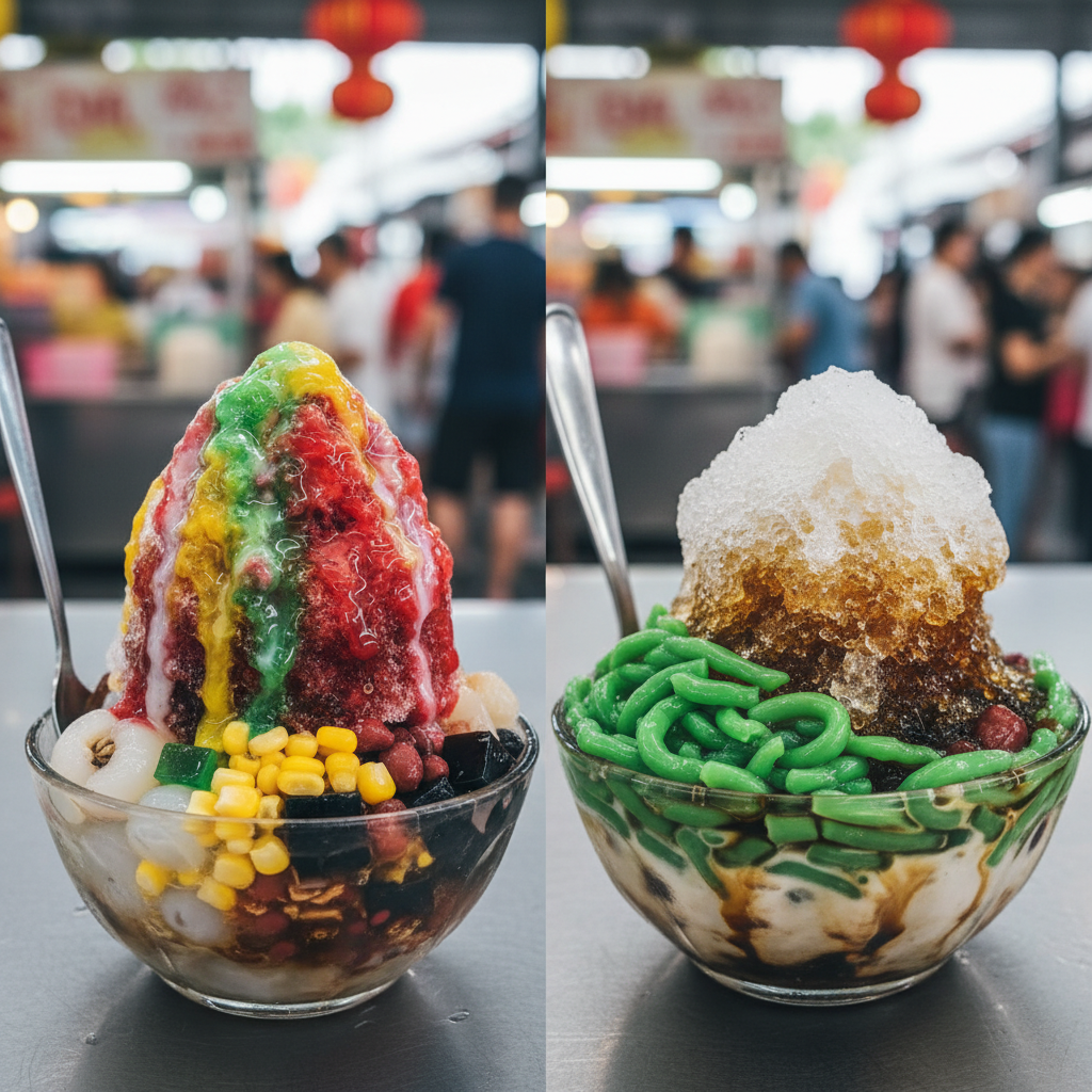🍧 Ice Kacang vs 🍨 Chendol: Singapore's Ultimate Food Showdown
