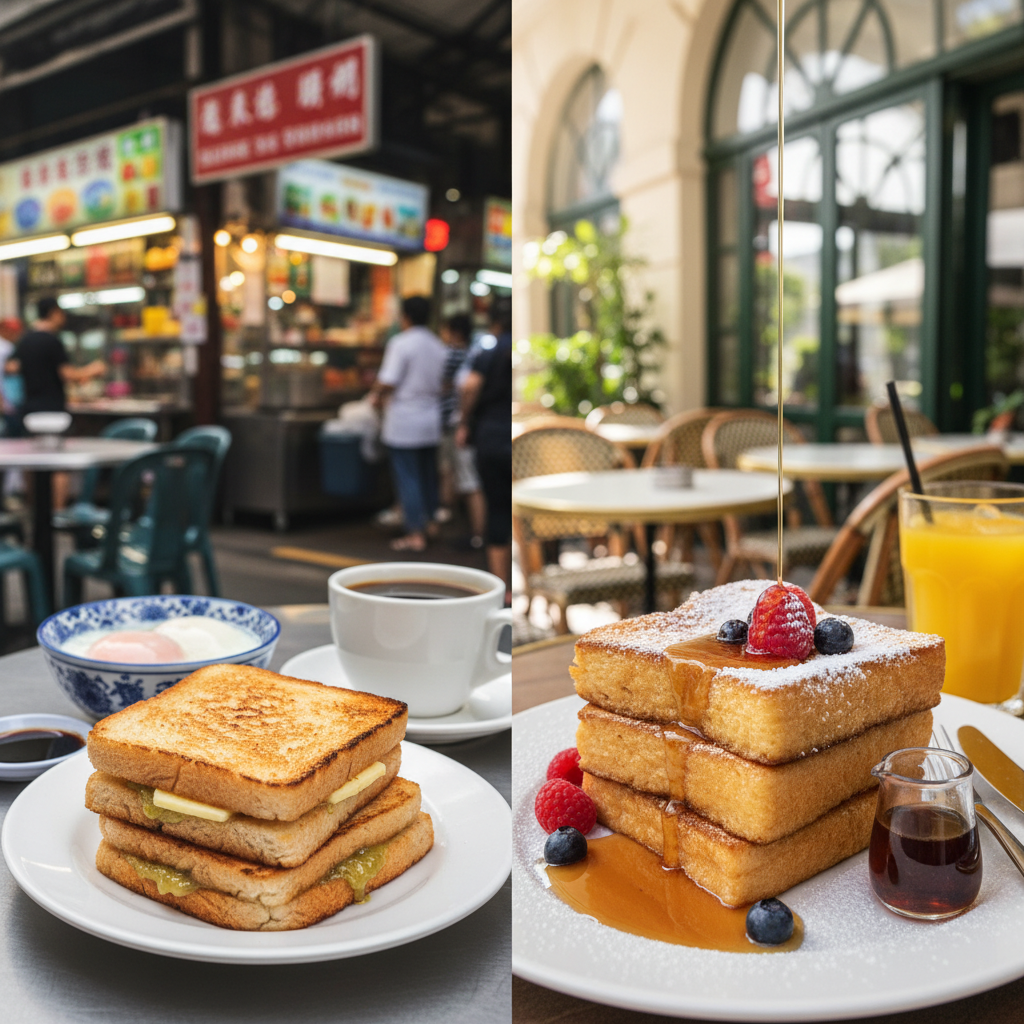 🍞 Kaya Toast vs 🍴 French Toast: Singapore's Ultimate Breakfast Showdown!
