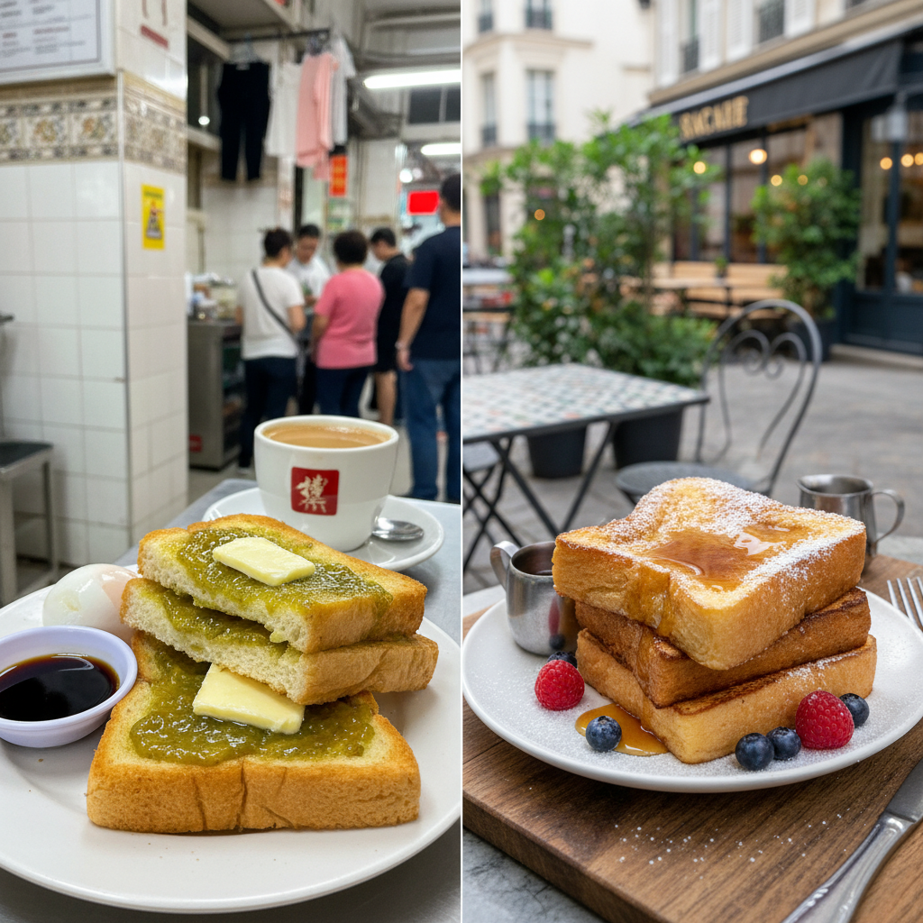 🍞 Kaya Toast vs 🍴 French Toast: Singapore's Ultimate Breakfast Showdown!
