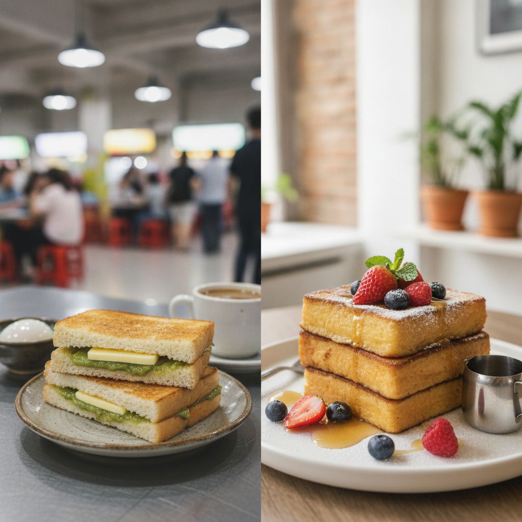🍞 Kaya Toast vs 🍴 French Toast: Singapore's Ultimate Breakfast Showdown!