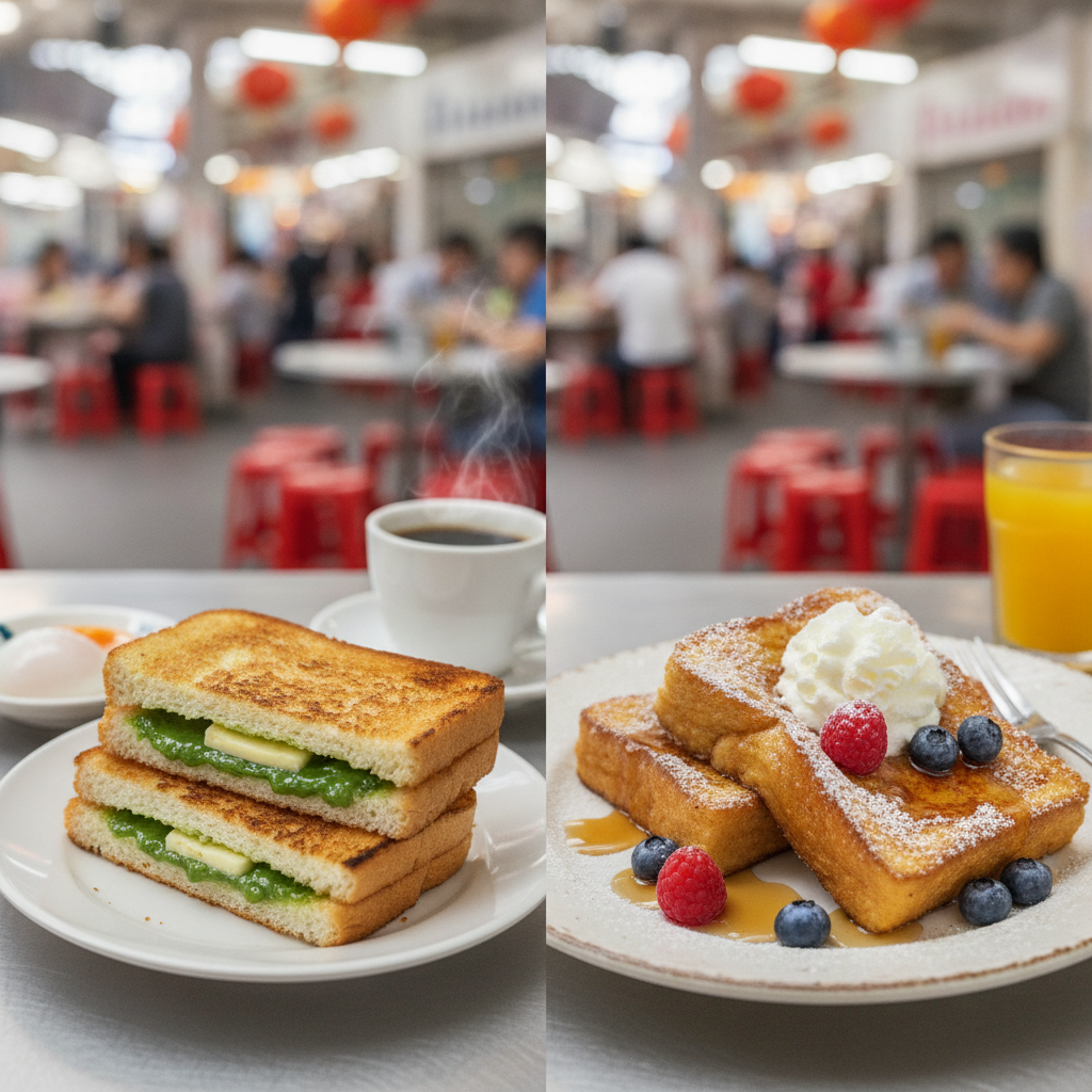 🍞 Kaya Toast vs 🍴 French Toast: Singapore's Ultimate Food Showdown