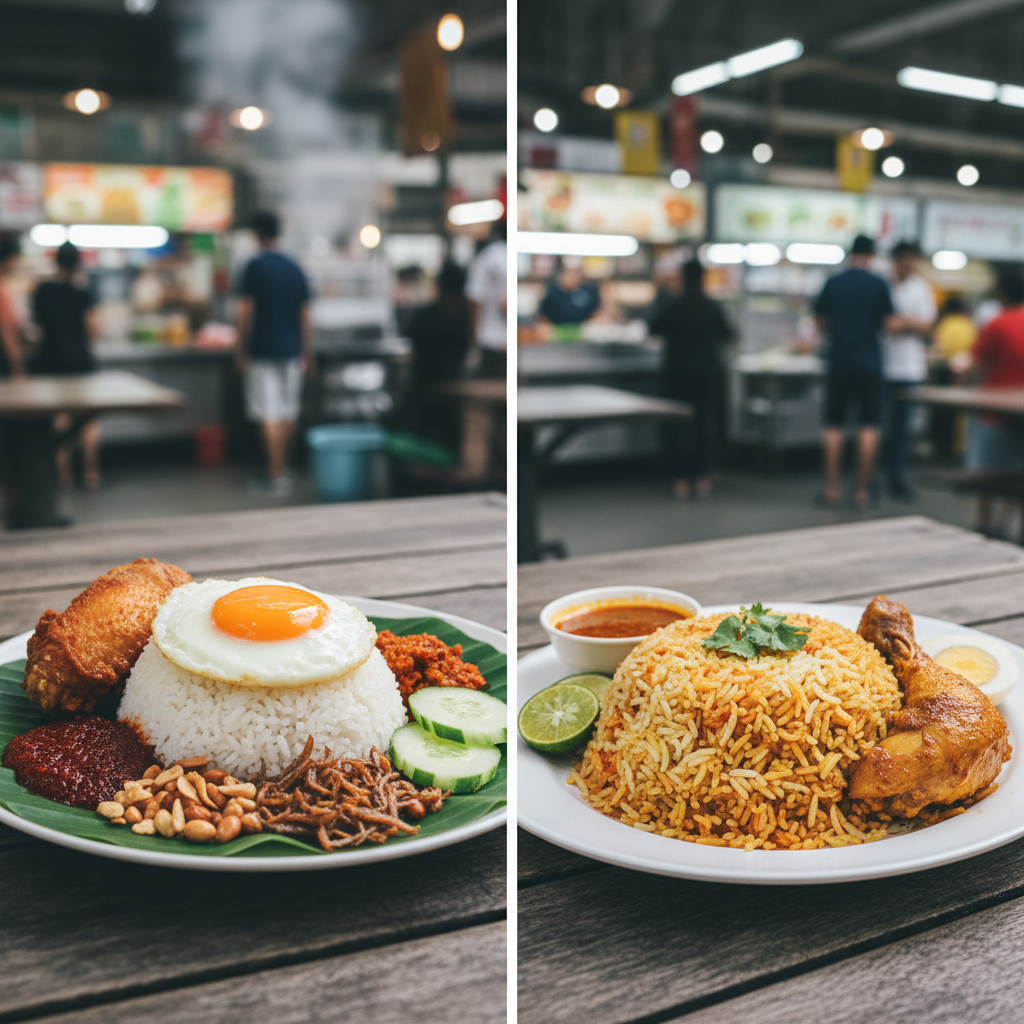🍚 Nasi Lemak vs 🍴 Nasi Biryani: Singapore's Ultimate Food Showdown