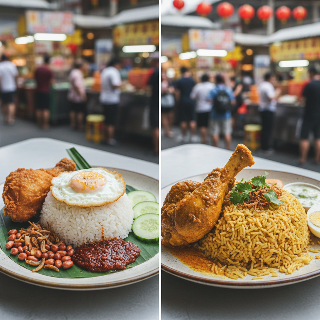 🍚 Nasi Lemak vs 🍴 Nasi Biryani: Singapore's Ultimate Food Showdown