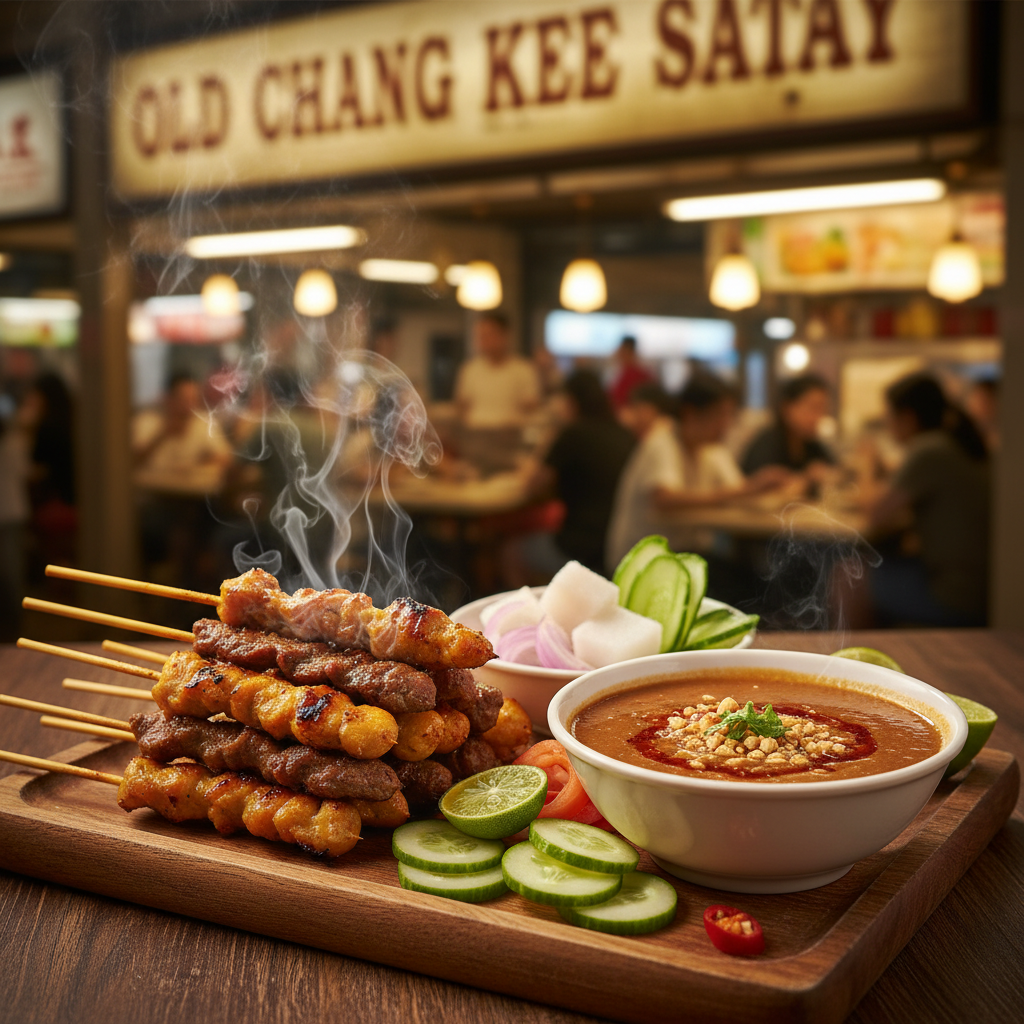 The Ultimate Guide to Satay in Singapore: Skewers of Smoky Perfection