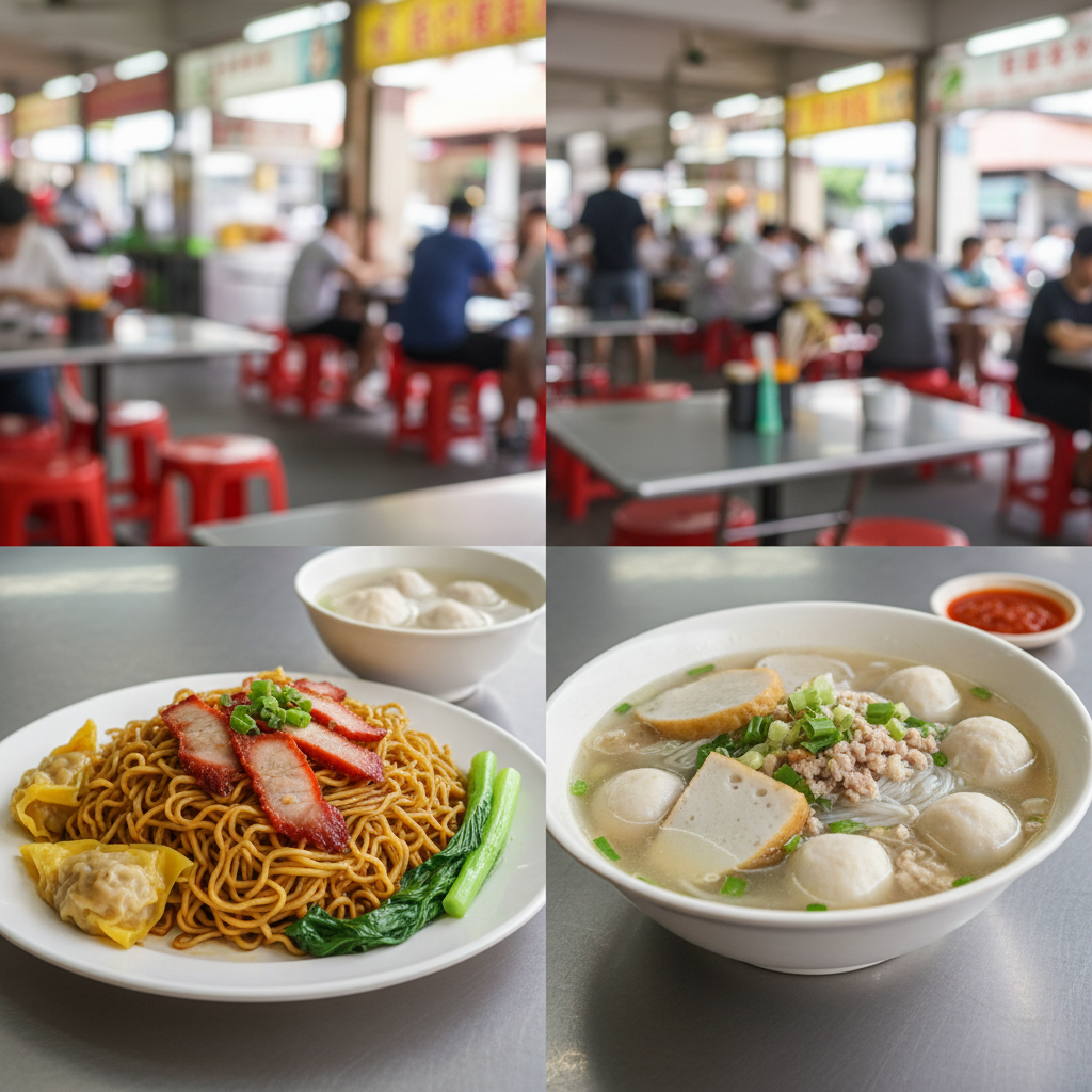 🥟 Wanton Mee vs 🍴 Fishball Noodles: Singapore's Ultimate Food Showdown